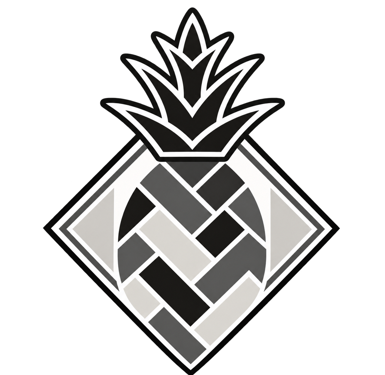 Pineapples Custom Tiling logo